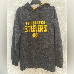 Pittsburgh Steelers NFL Team Apparel Youth Hooded Sweatshirt. Size XXL (18)